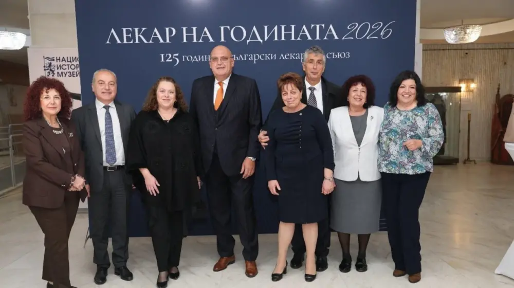 Проф. Калоян Давидов получи Златния приз „Лекар на годината 2026“ на БЛС