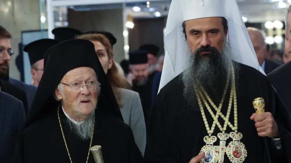 Вартоломей и патриарх Даниил оглавиха тържествена литургия в Рилския манастир за Отчовден
