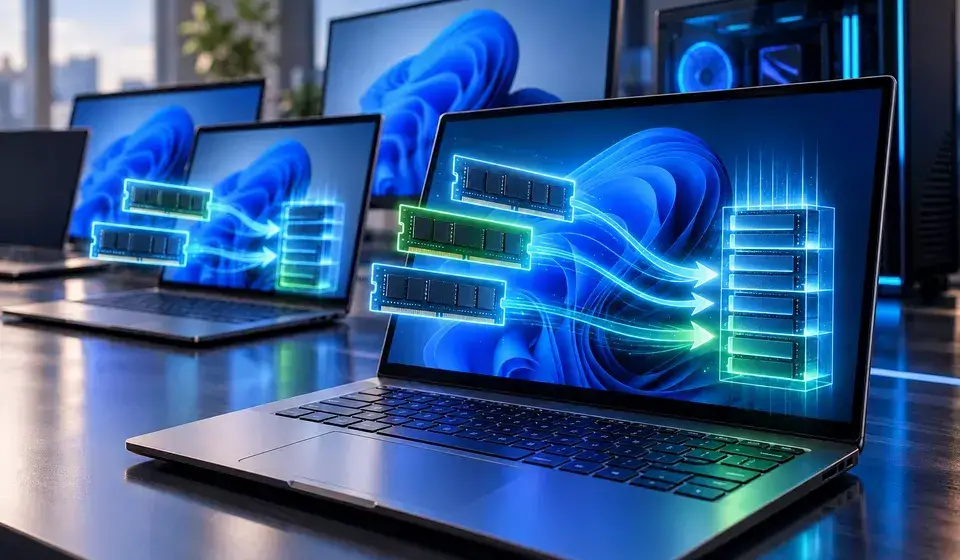Windows 11 26H2 намалява използваната оперативна памет на 8GB машини