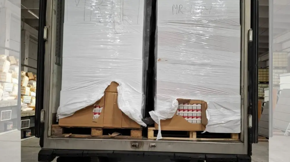 Задържаха камион с цигари за 1,8 млн. евро край Марикостиново
